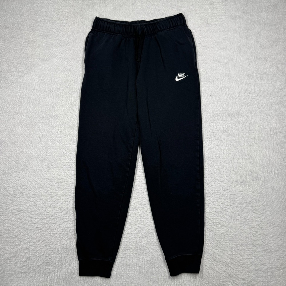 Nike Sportswear Club Fleece Joggers Sweat Pants Black Women's Size Small
